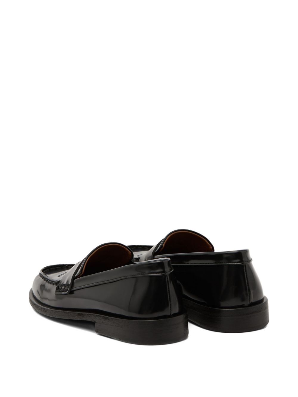 leather penny loafers - 3