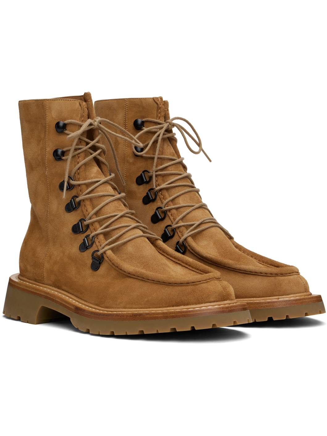Tan College Boots - 4