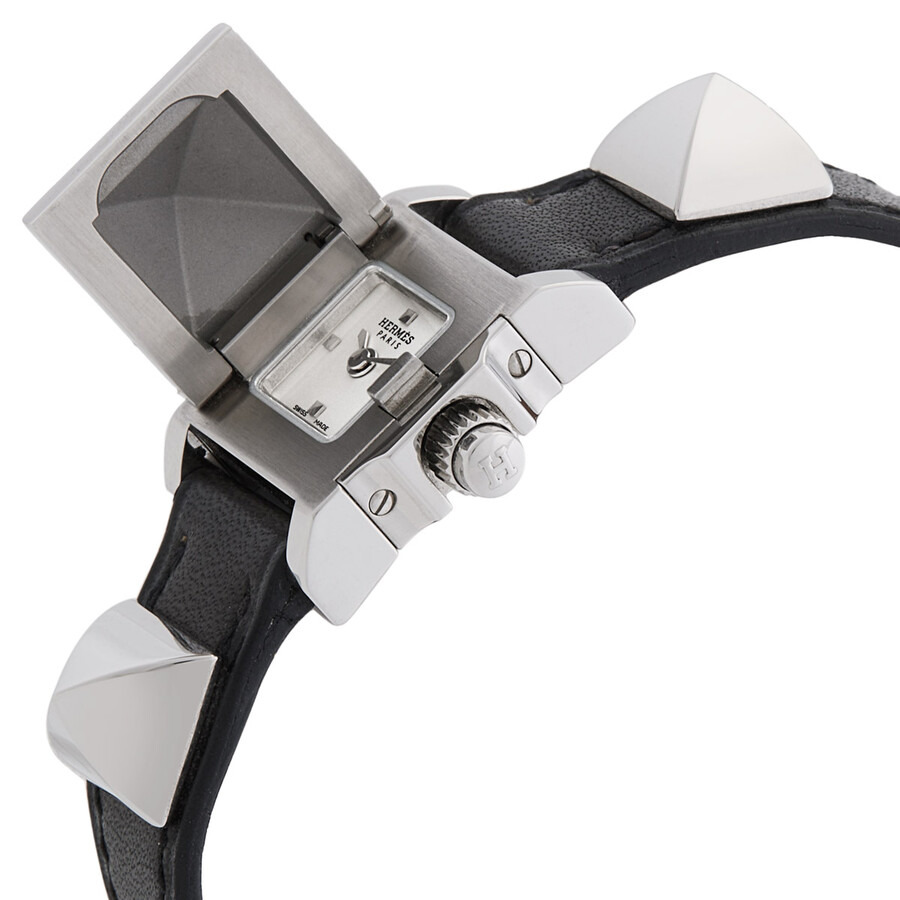 Hermes Medor TPM Quartz Silver Dial Ladies Watch 028168WW00 - 2