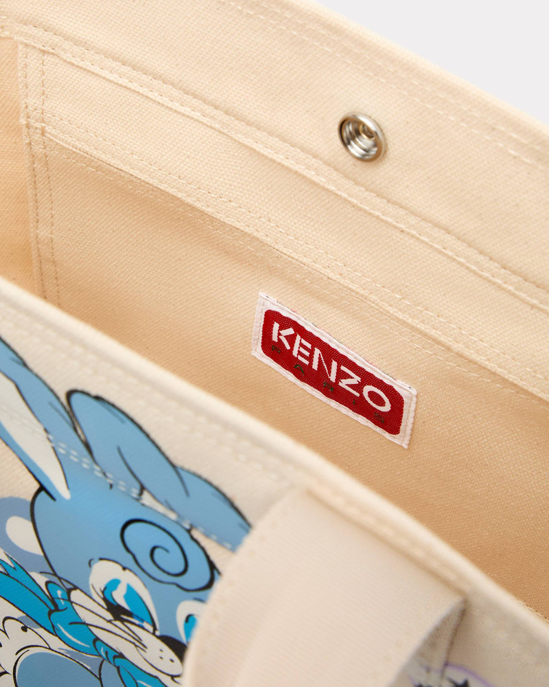 'KENZO Cartoon' small tote bag in canvas 4