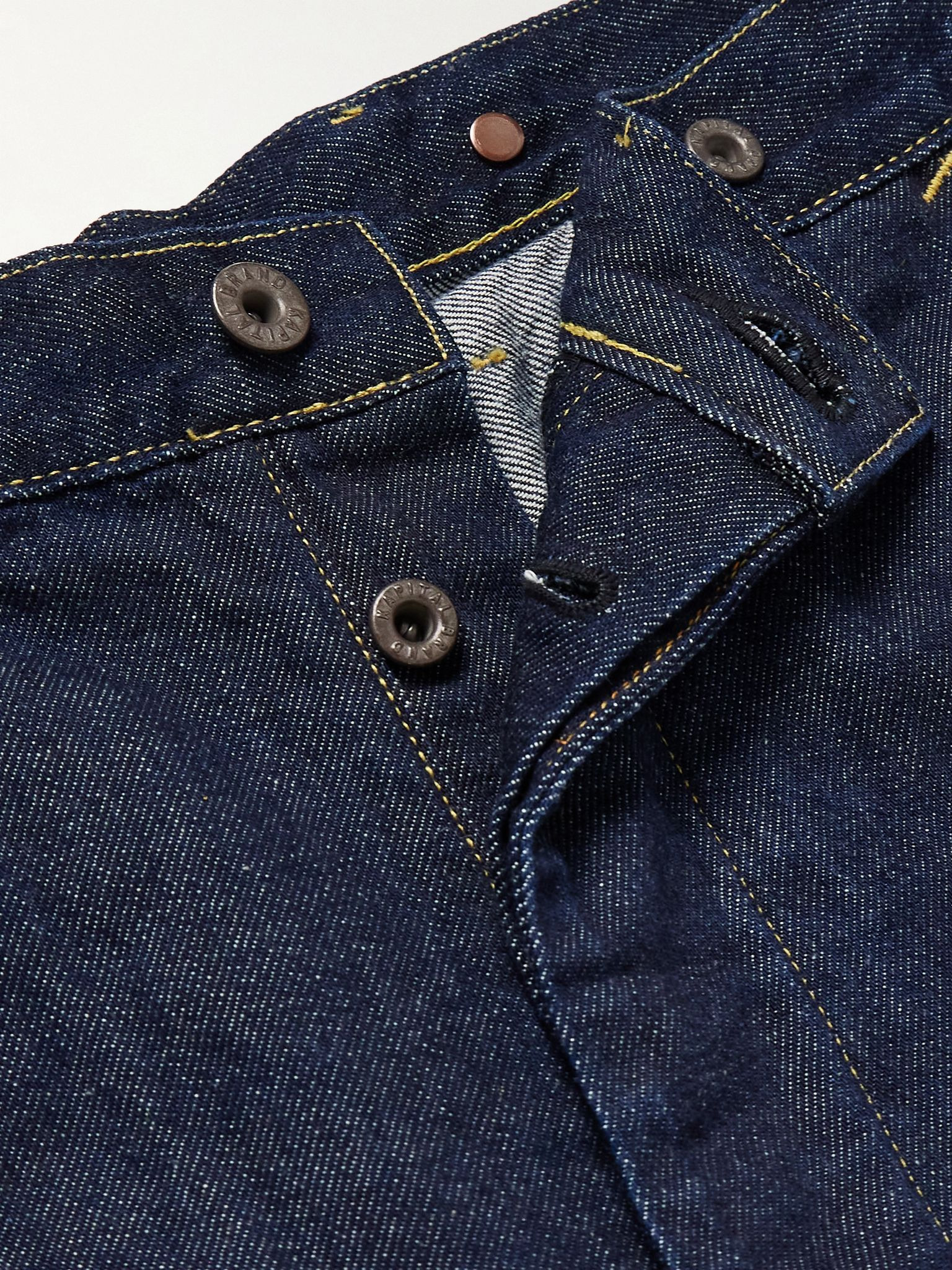 Lumber Straight-Leg Panelled Jeans Indigo - 5