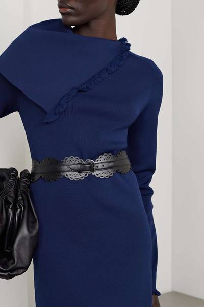 Alaïa Laser-cut leather waist belt outlook