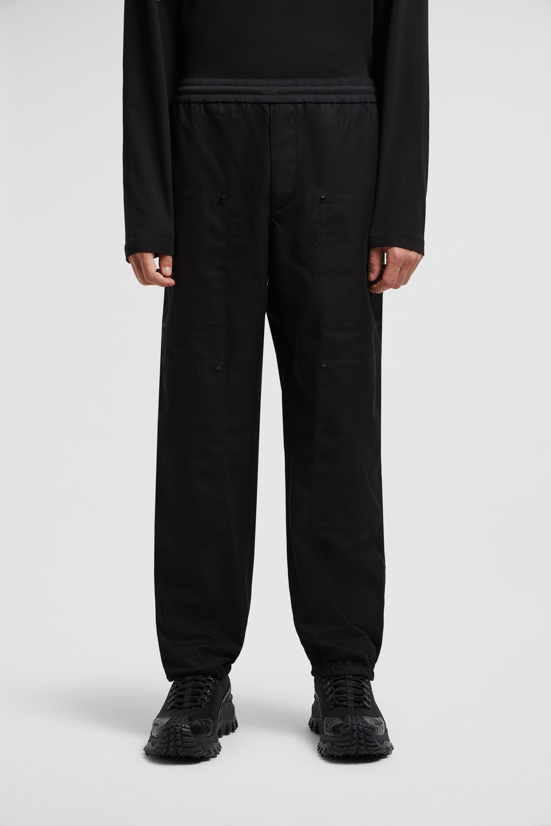 Embroidered Logo Cotton Jogging Pants - 3