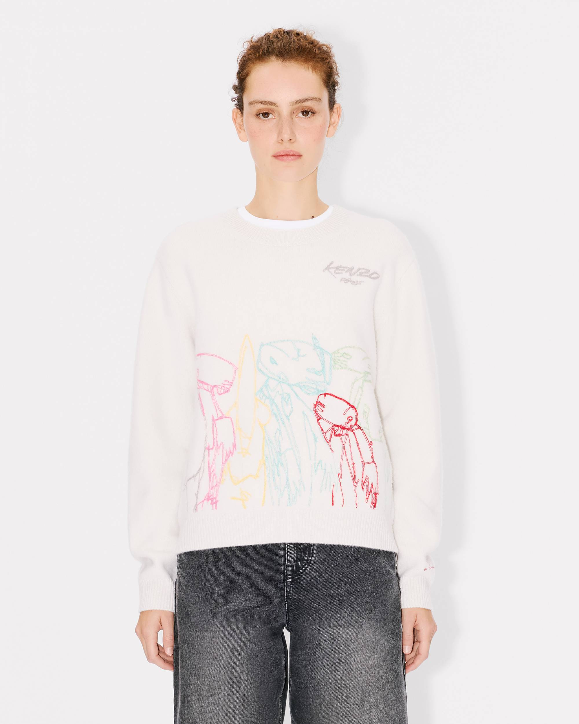 'Kenzo x Futura 2000' jumper in wool - 3