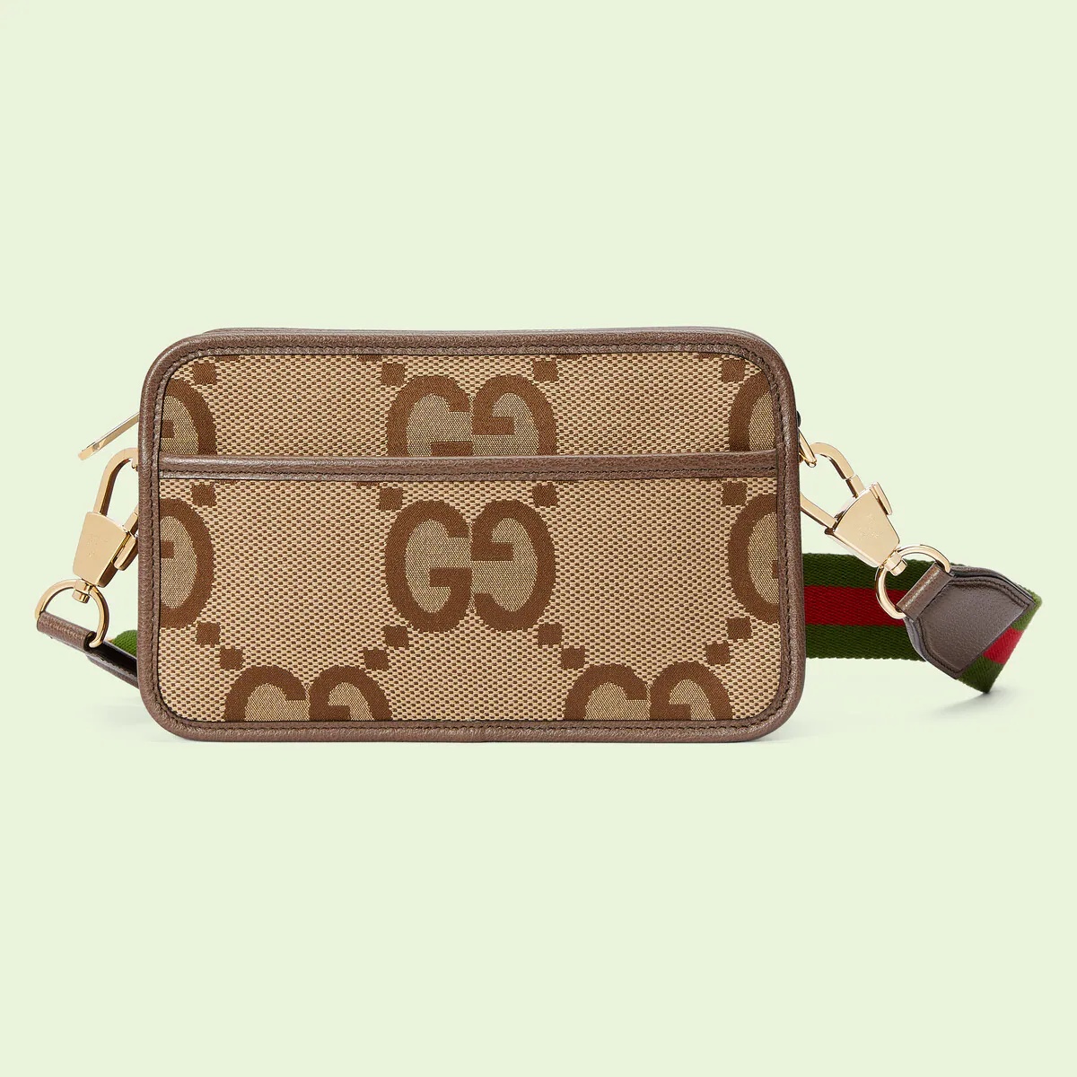 【GUCCI】MINI JUMBO GG BAG GG jumbo small crossbody bag in black leather | GUCCI® GR