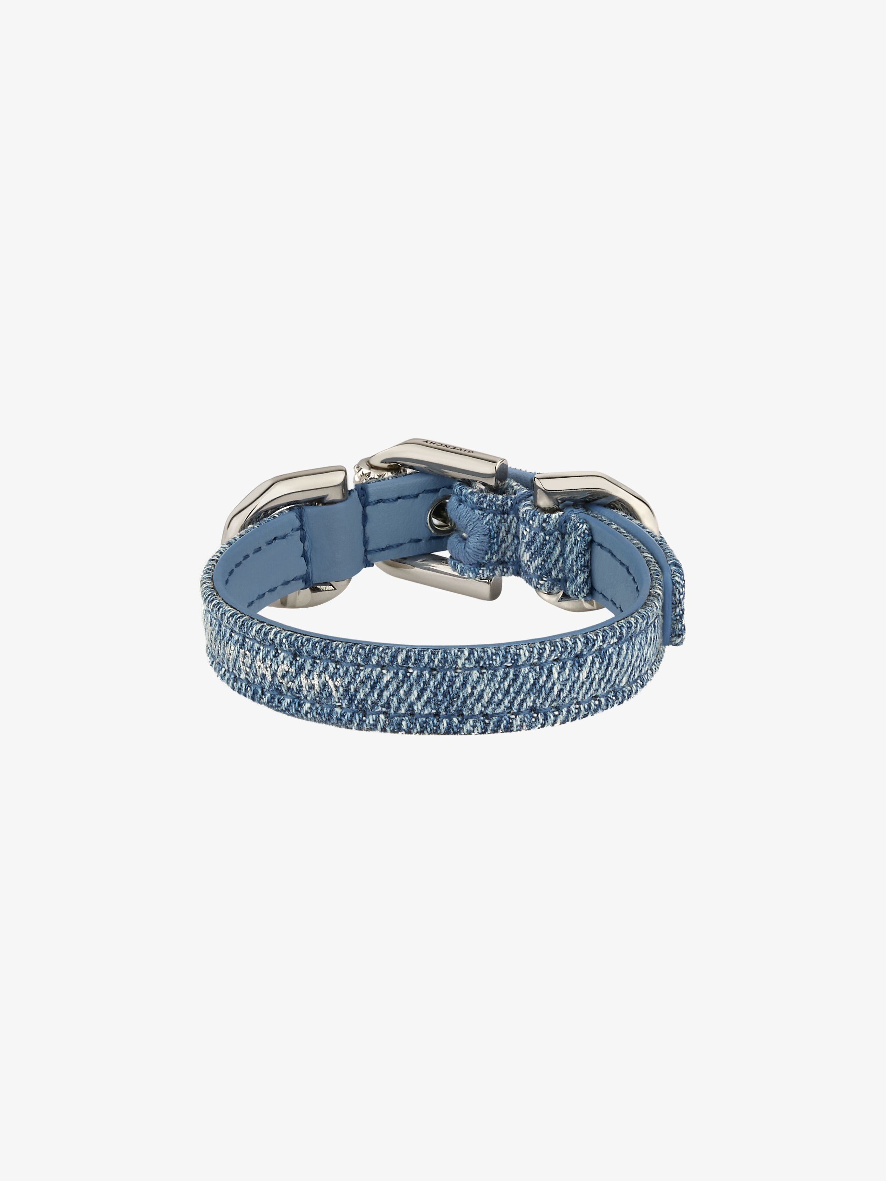 VOYOU BRACELET IN DENIM AND METAL - 4