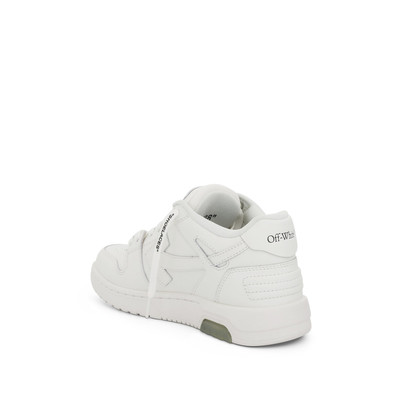 Off-White Out of Office Leather Sneakers In Colour White outlook