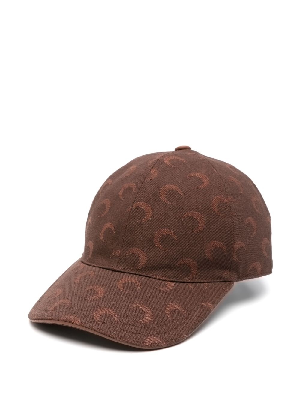 moon-jacquard twill baseball cap - 1