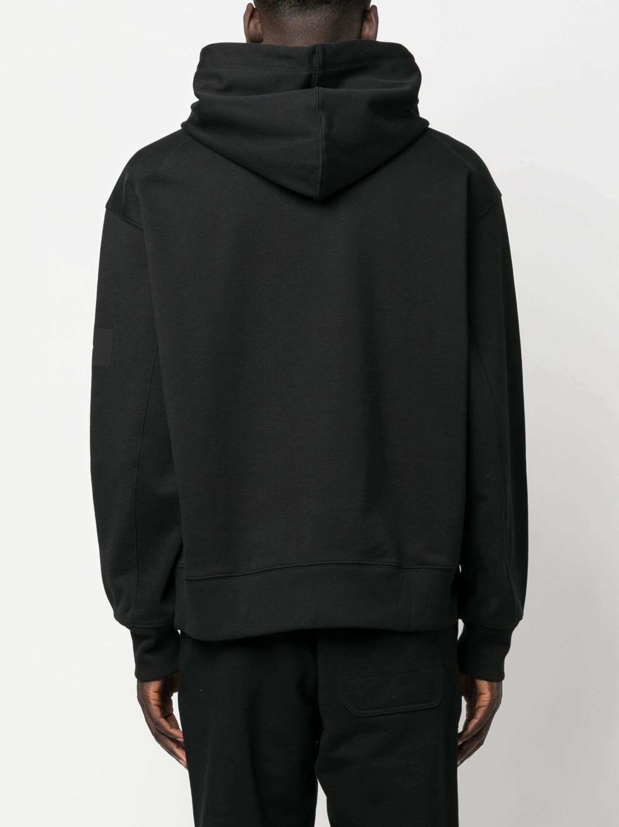 drop-shoulder drawstring hoodie - 5