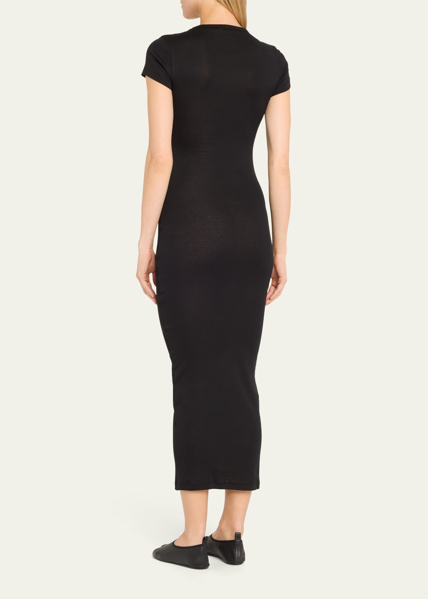 Cotton Cap-Sleeve Dress - 3