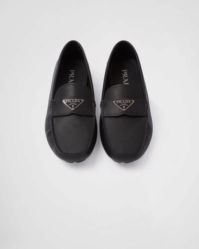 Prada Saffiano leather loafers outlook