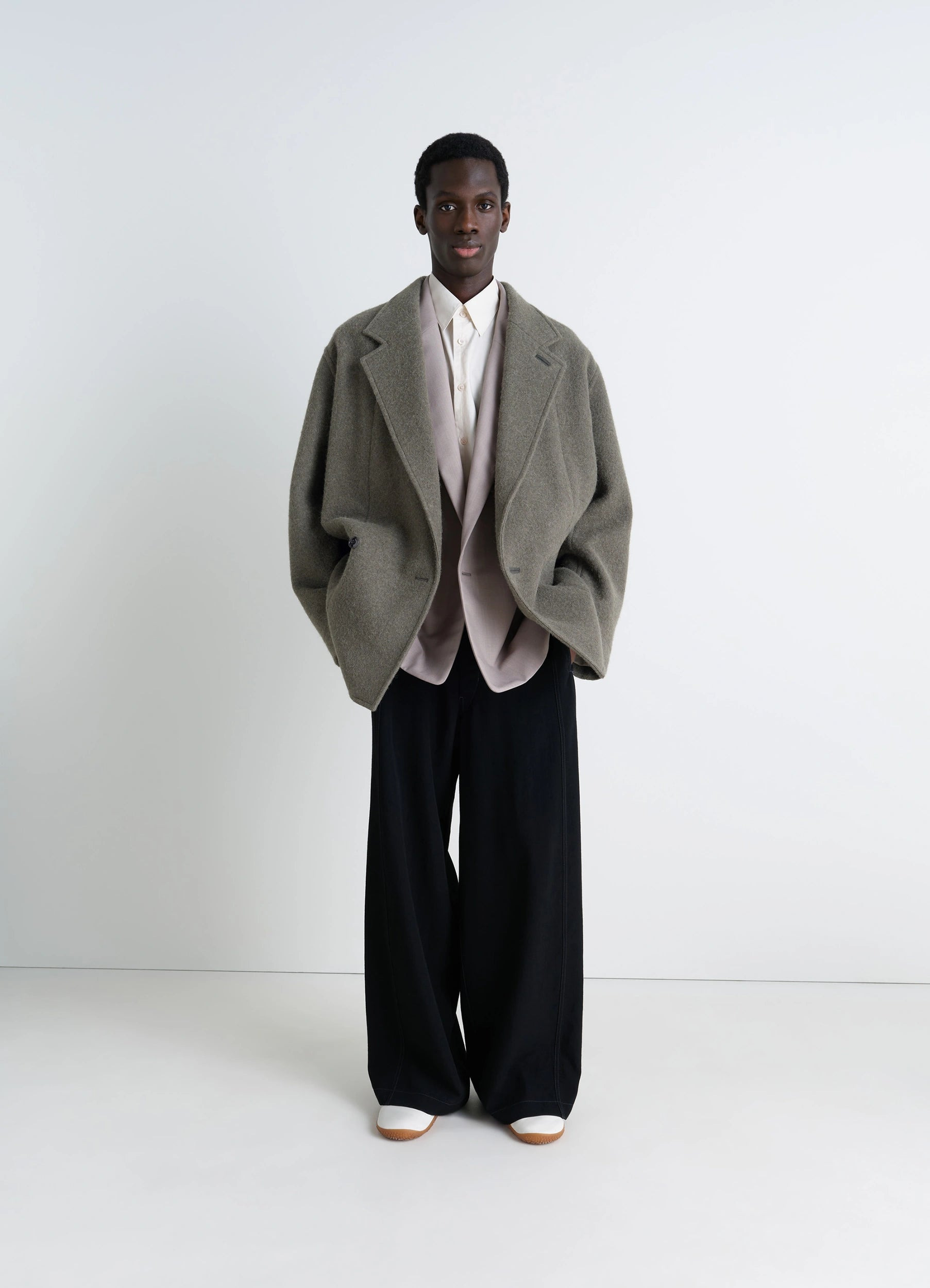 Lemaire FELT WOOL JACKET | REVERSIBLE