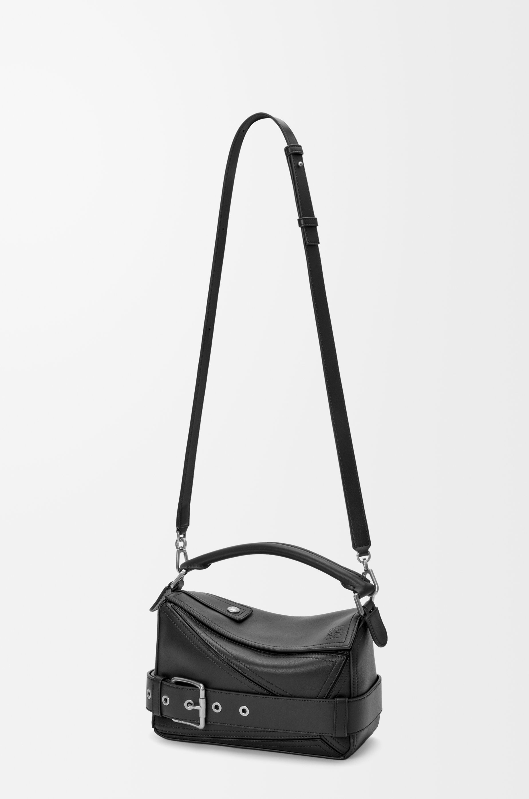 Small Puzzle Biker bag in shiny calfskin - 8