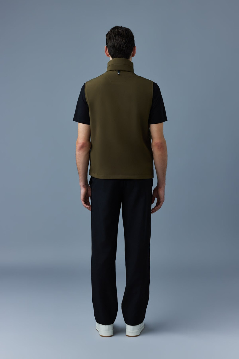 HANK Flex tech down vest with packable hood 4