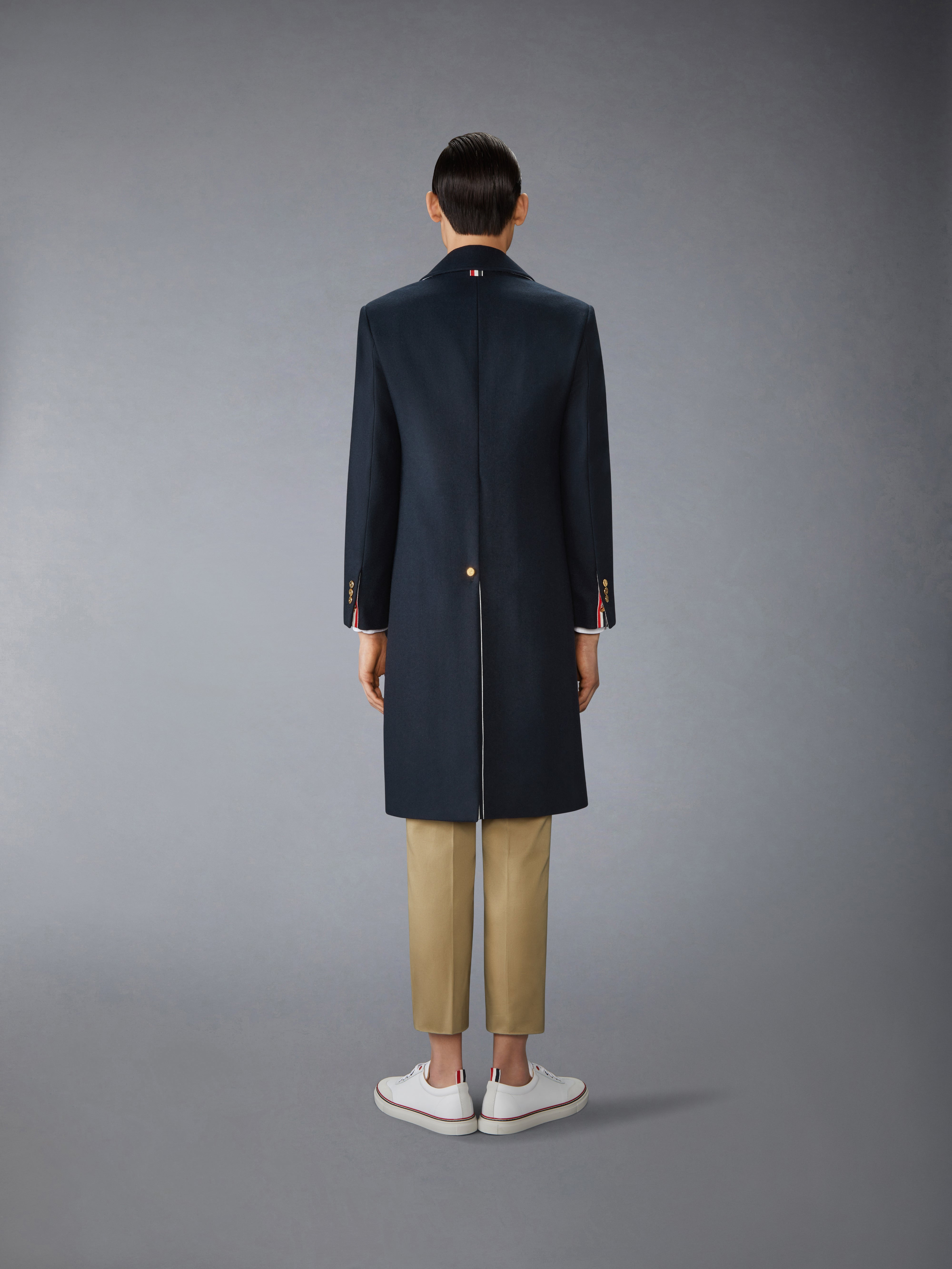 MELTON CLASSIC BAL COLLAR OVERCOAT - 4