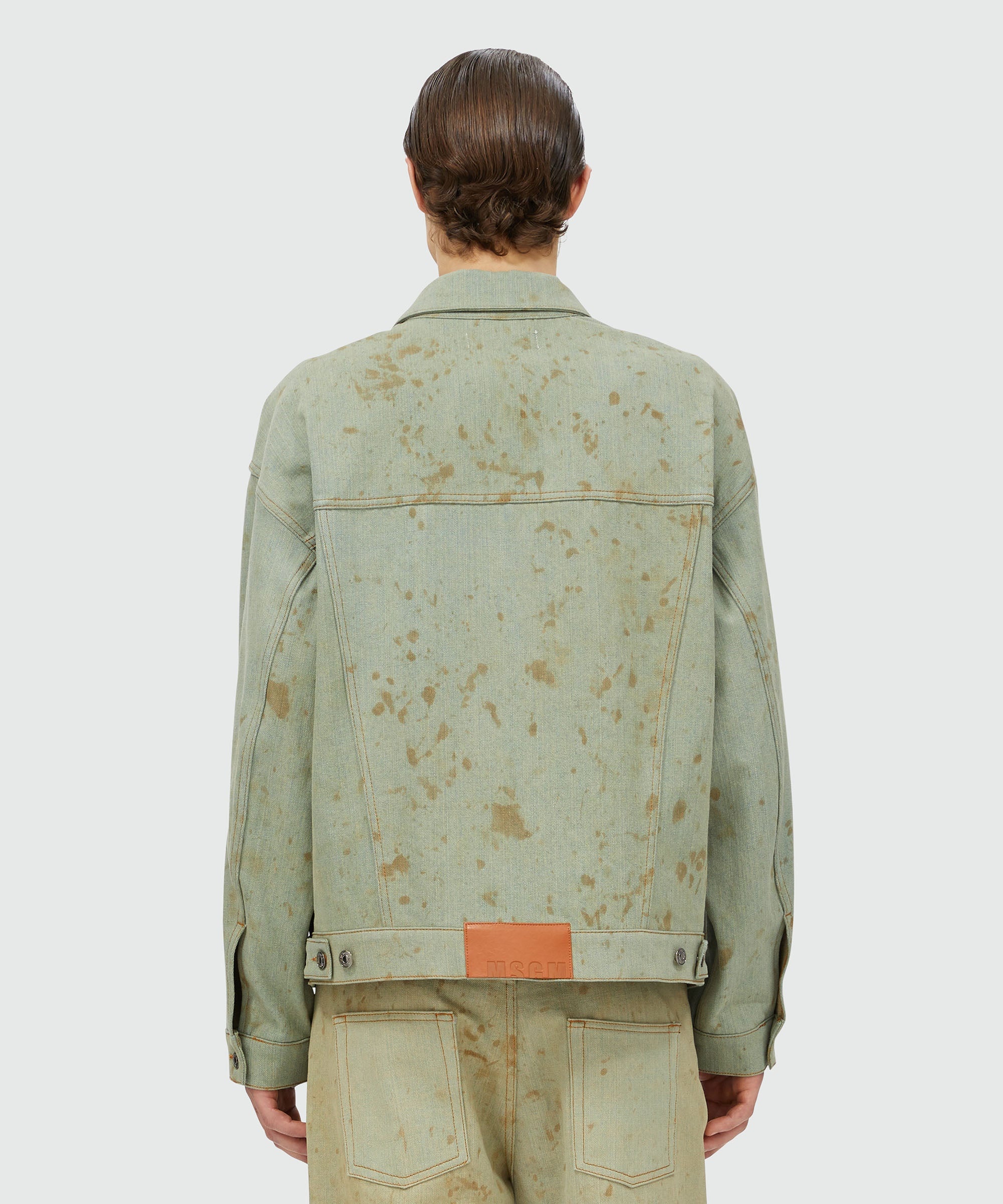 Tea-dyed denim jacket - 3