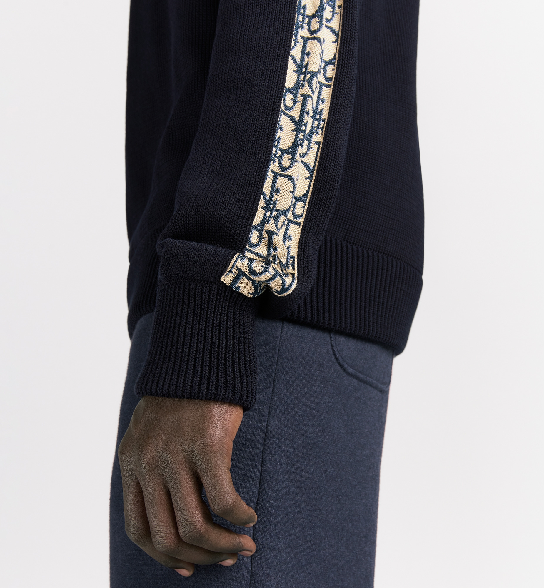 Sweater with Dior Oblique Inserts - 5