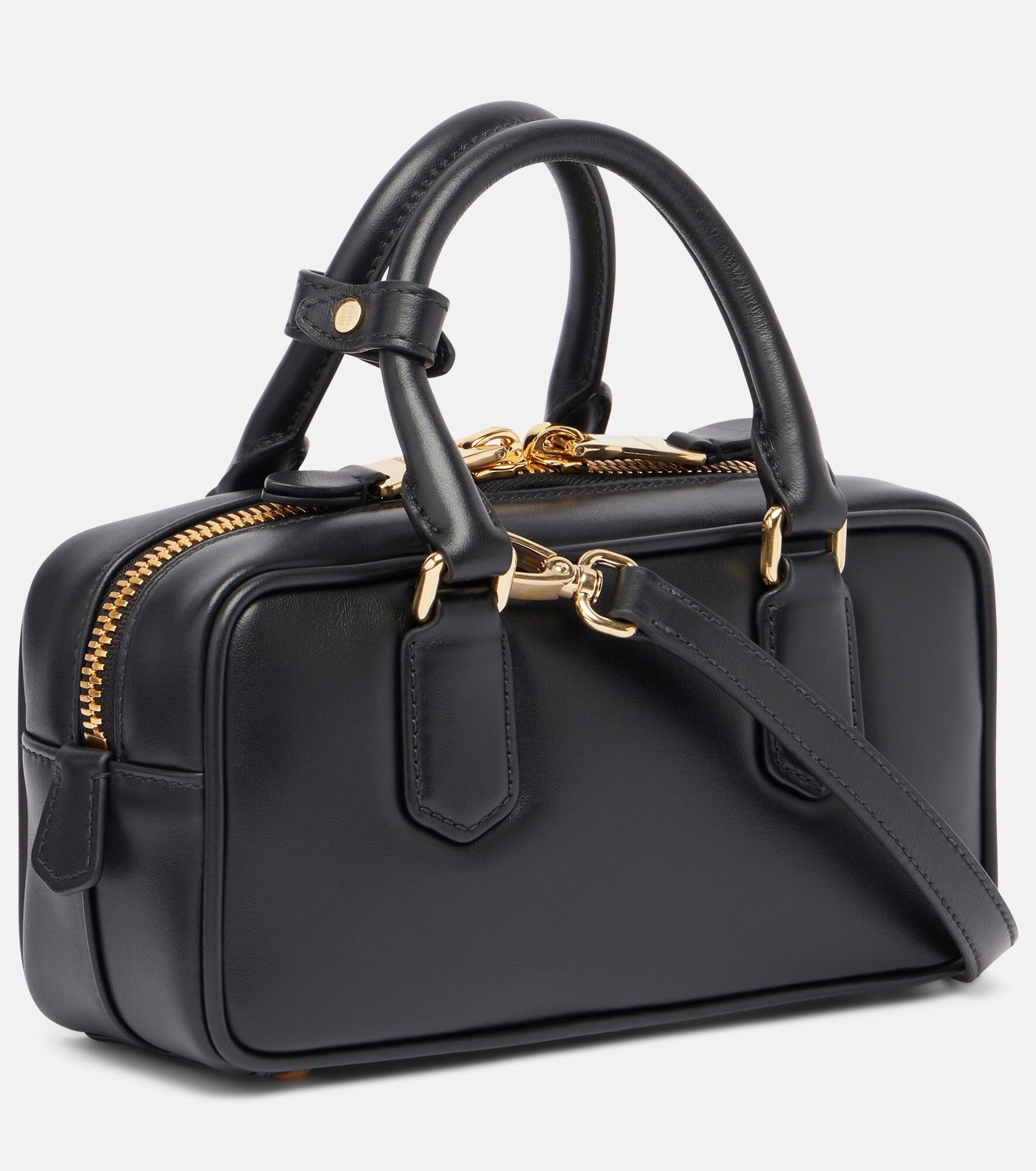 Arcadie leather tote bag - 4