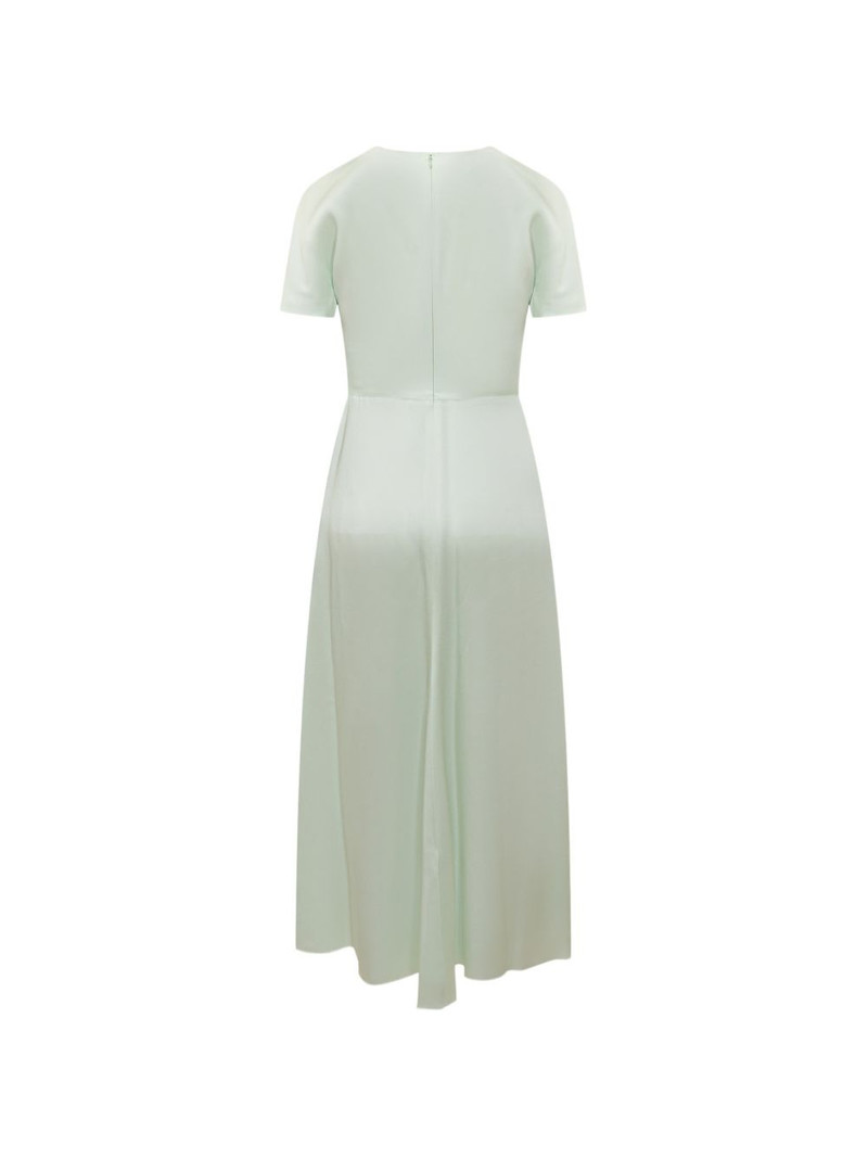 Victoria Beckham Bela gathered midi dress outlook