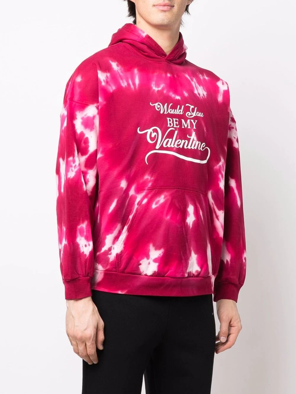 Valentine tie-dye pullover hoodie - 4