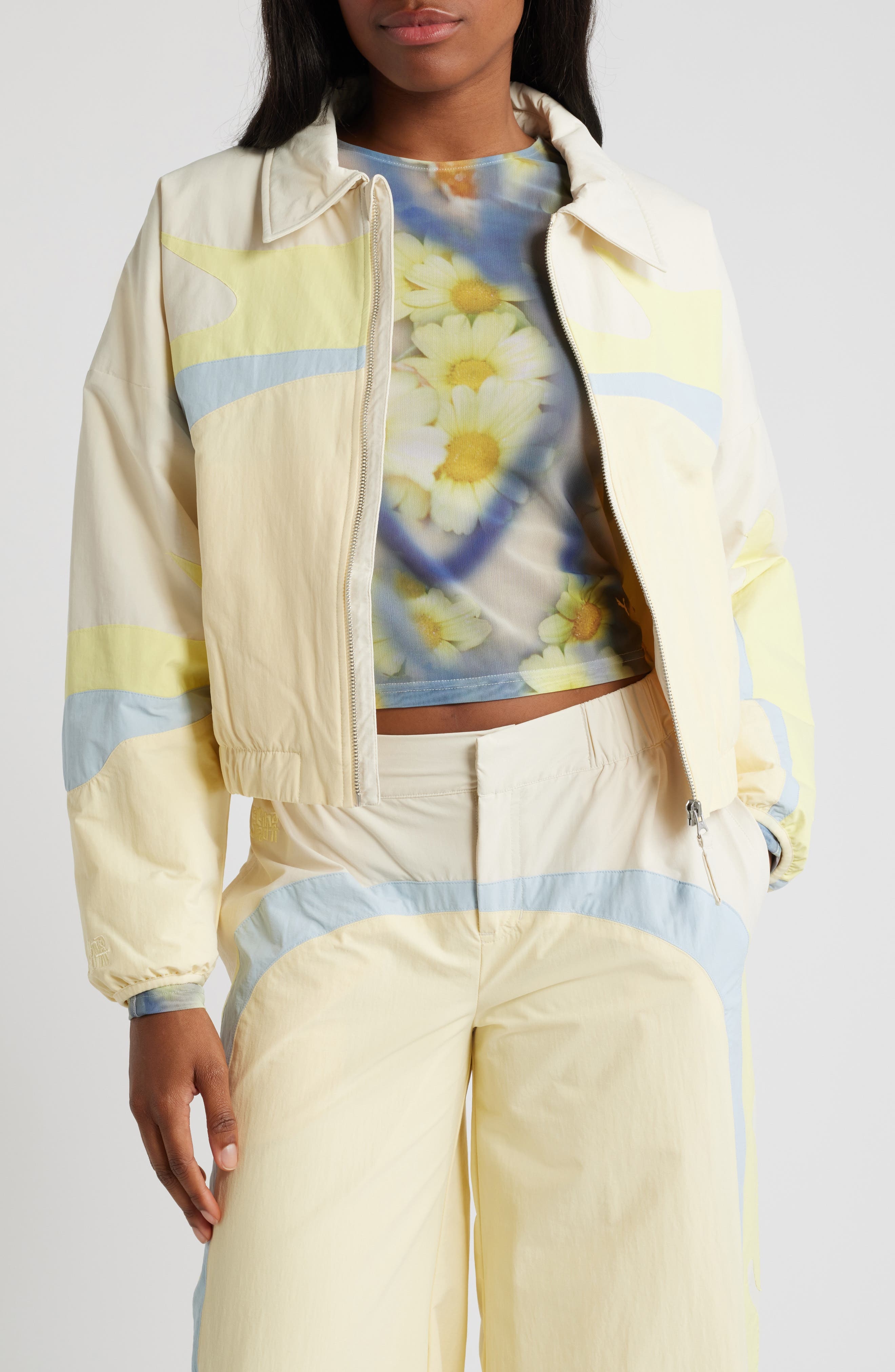 PUMA x Collina Strada Cellerator Water Repellent Jacket in Creamy Vanilla at Nordstrom - 1
