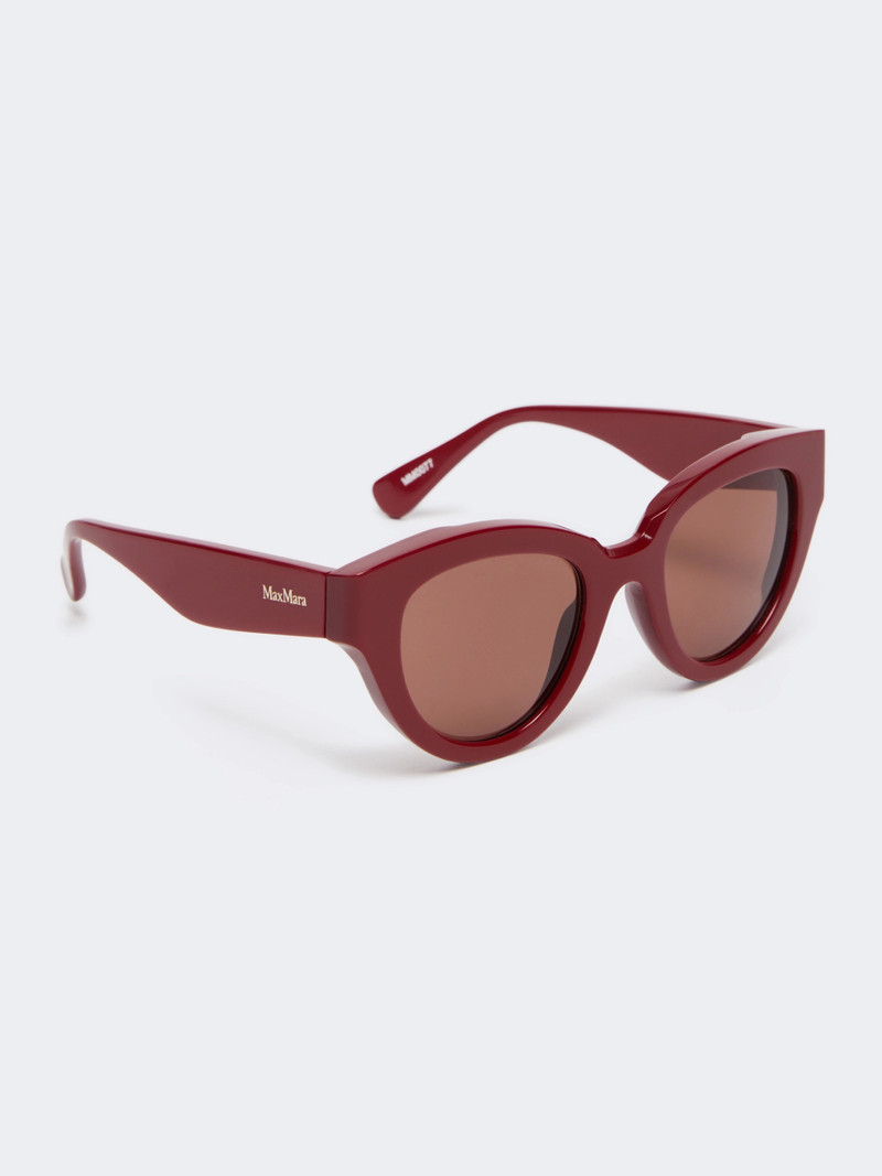 Max Mara Oversized butterfly sunglasses - RED outlook