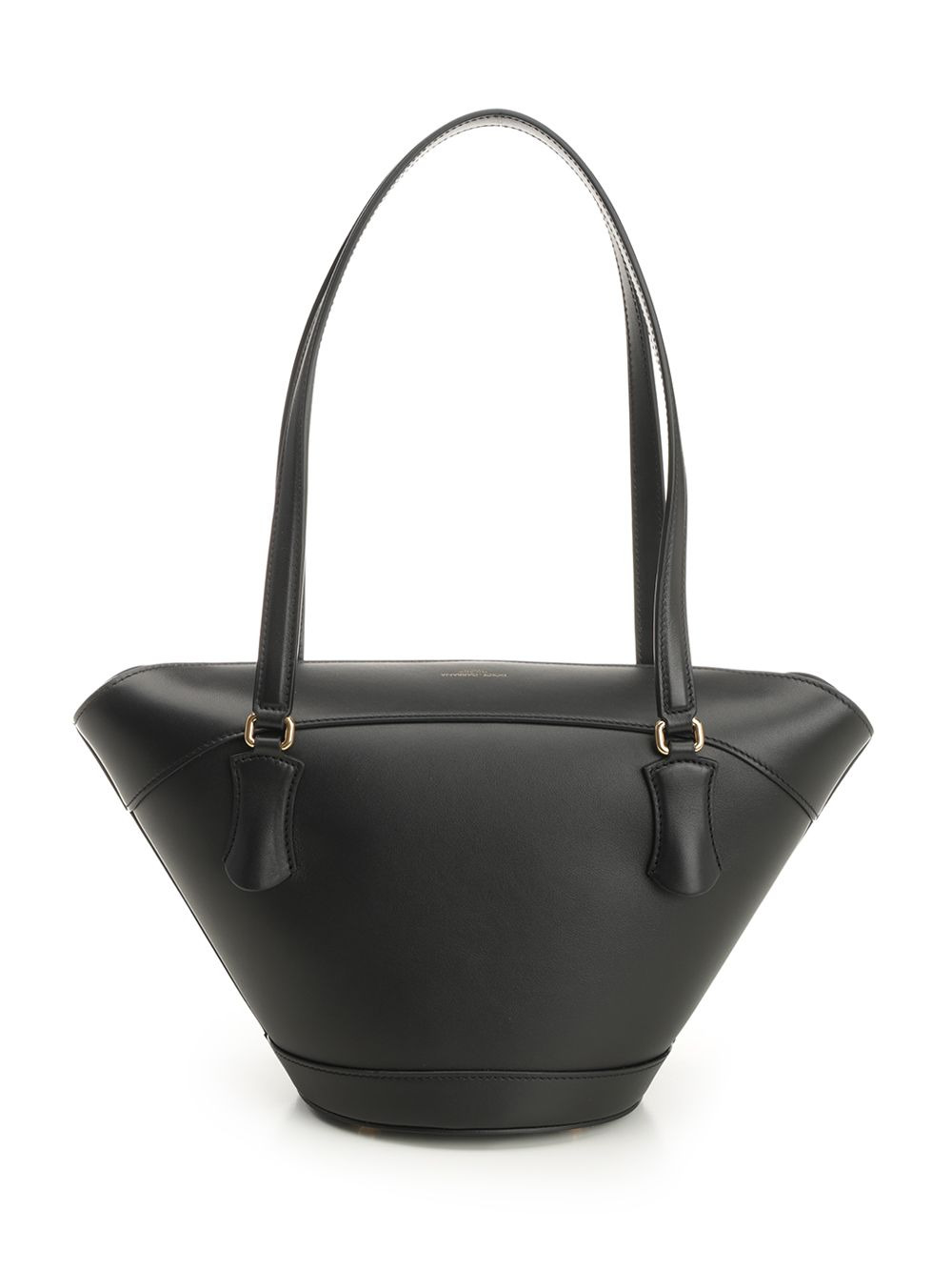 Leather Shoulder Bag Shoulder Bags Black - 3