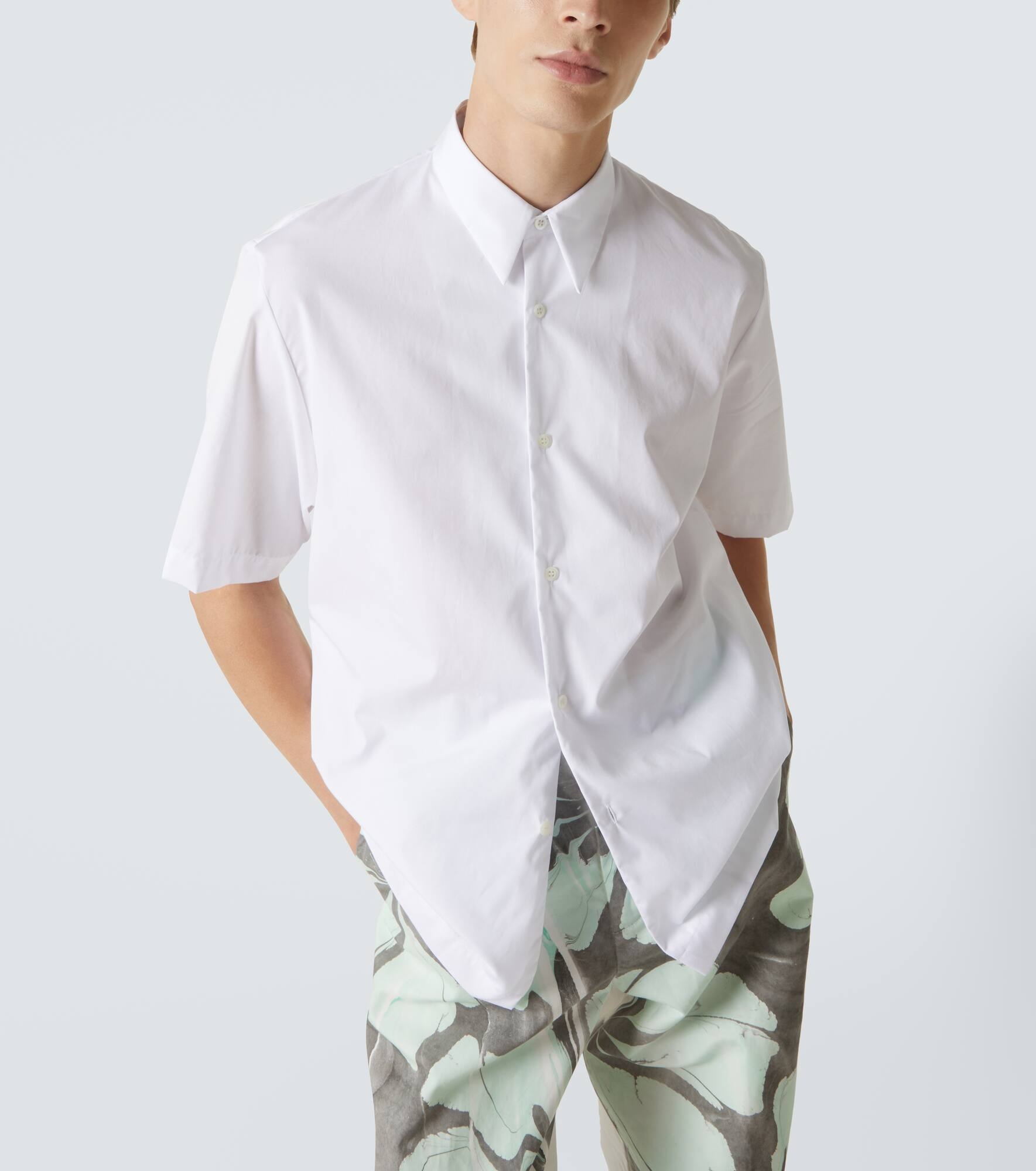 Cotton poplin shirt - 5