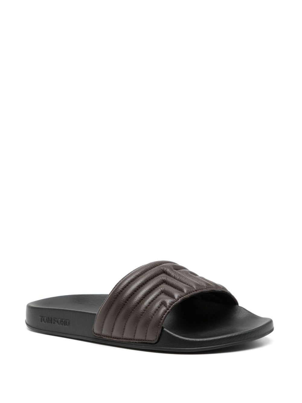 leather slides - 2