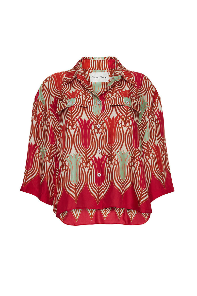 Calvia Shirt Where Crisp Tailoring Meets a Geometric Daydream 1
