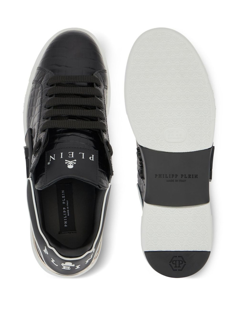 Phantom Kick$ Cocco embossed low-top sneakers 4