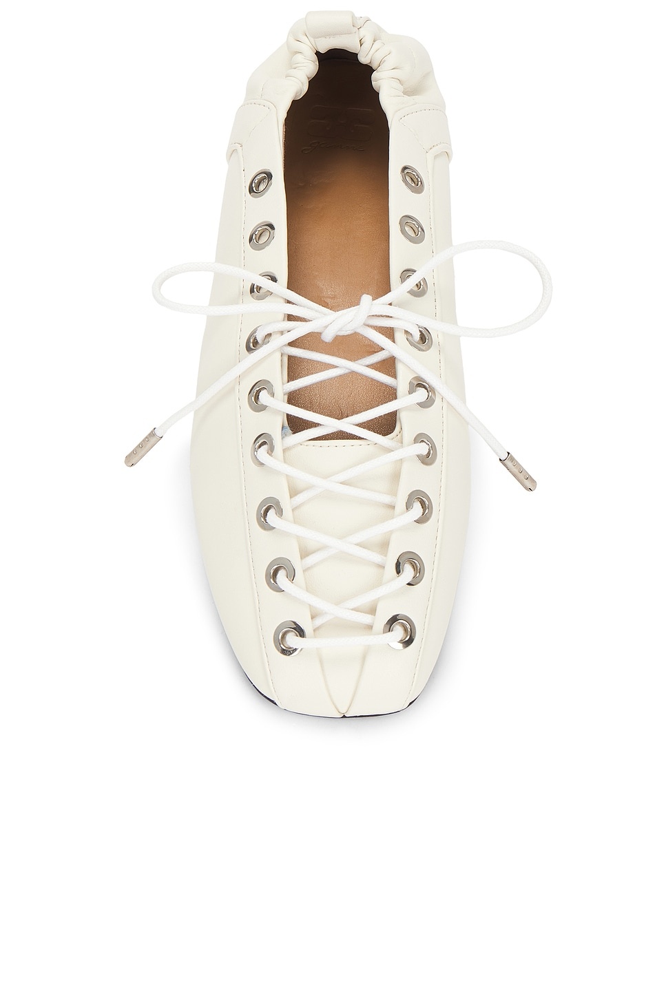 Lace Up Ballerina Flat - 4