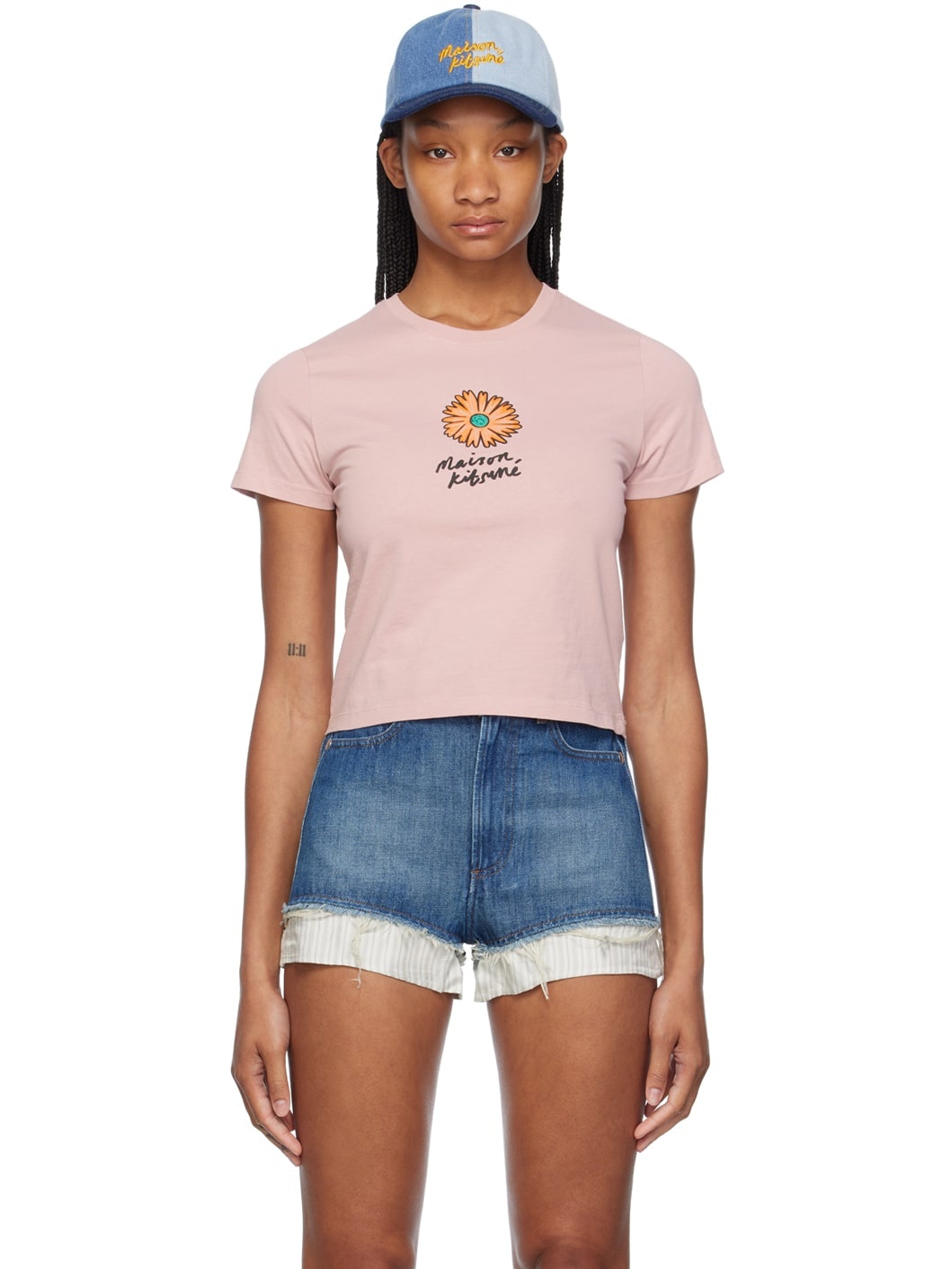 Pink Floating Flower T-Shirt - 1