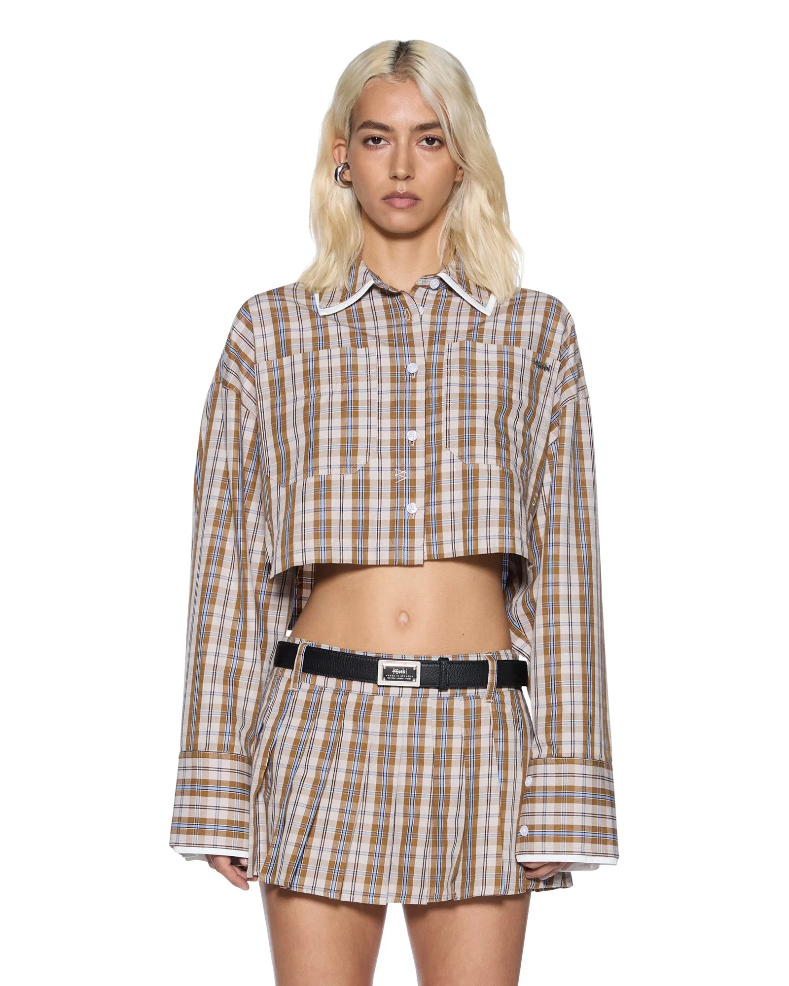BALTER SHIRT TAN PLAID - 1