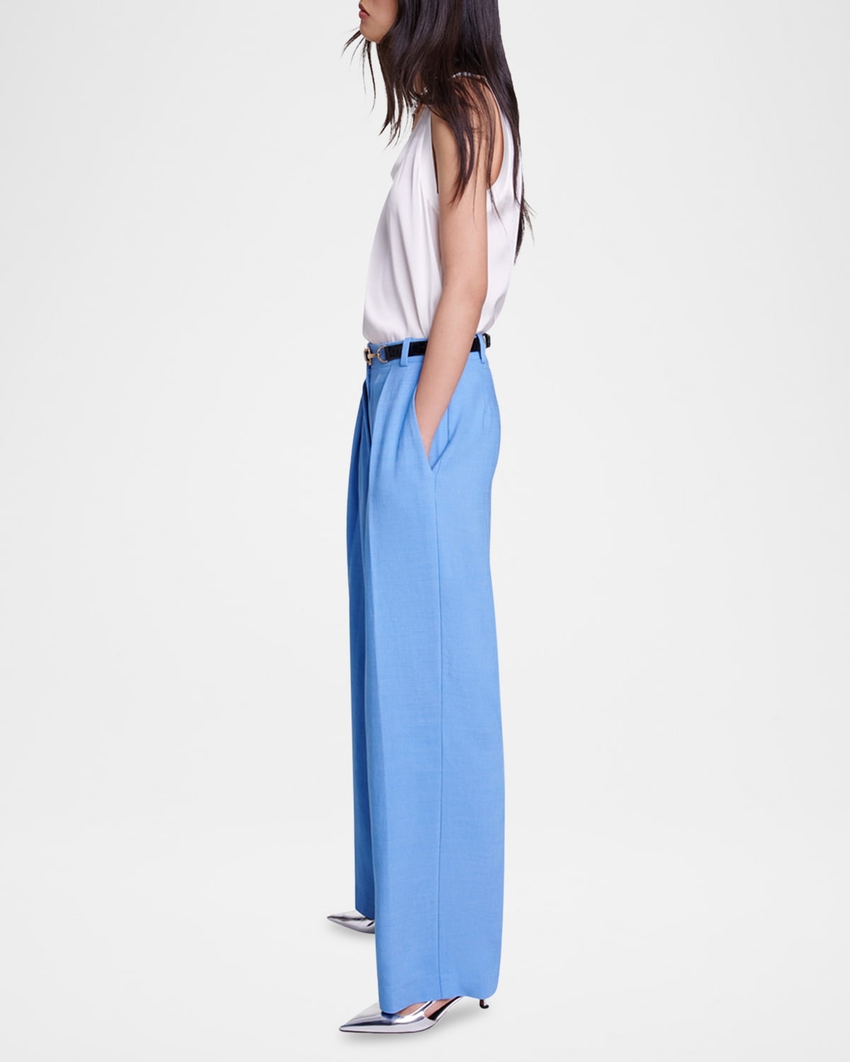 Pivalda Textured Wide-Leg Pants - 4