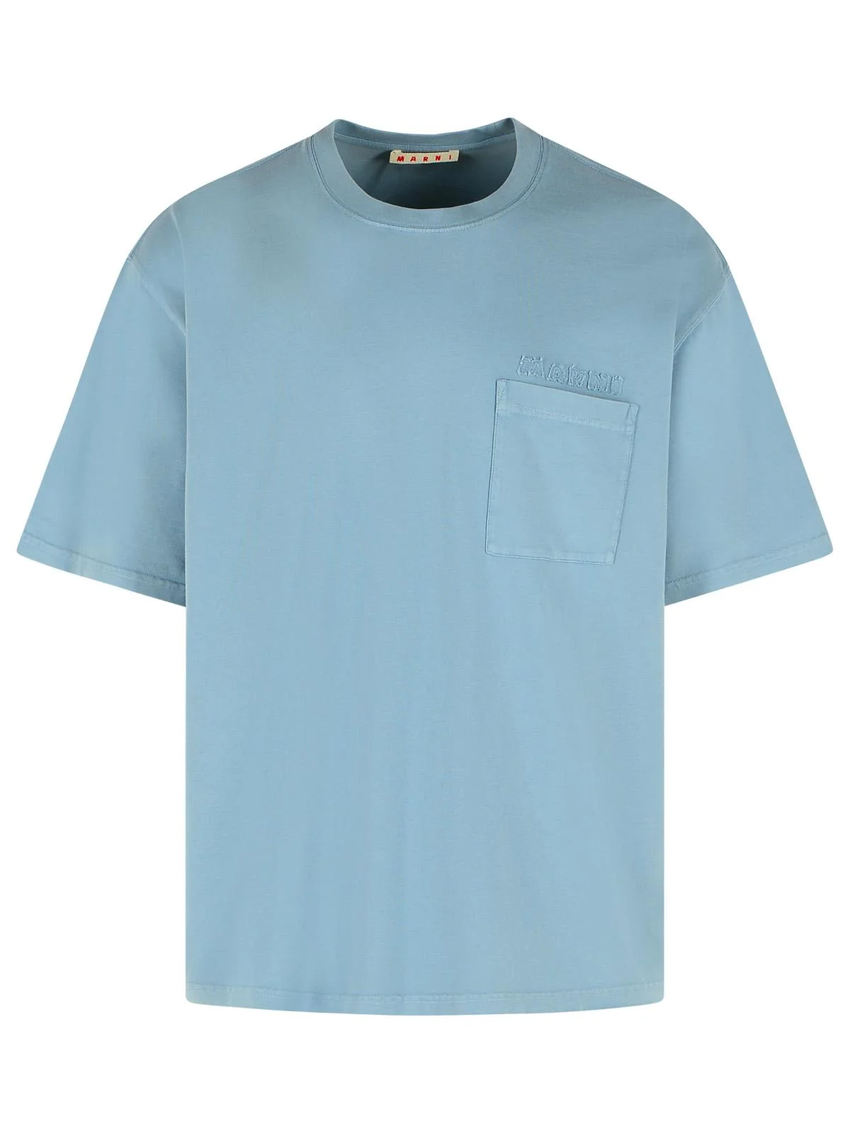 Marni Light Blue Cotton T-Shirt Men - 1