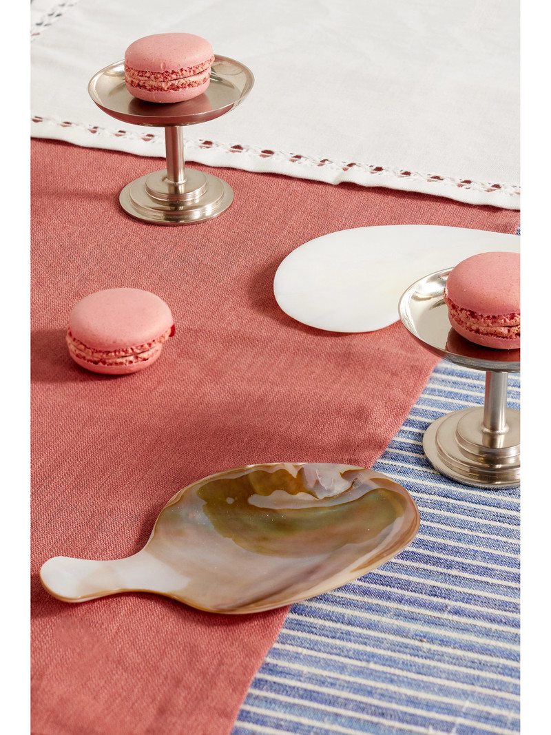 Gohar World Bean And Scoop Set Of Two Mother-of-pearl Dishes outlook