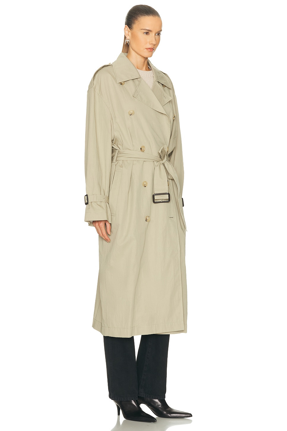 Crisp Summer Trench Coat - 3