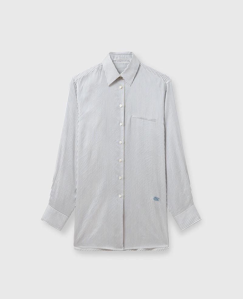 Logo Pinstripe Shirt 1