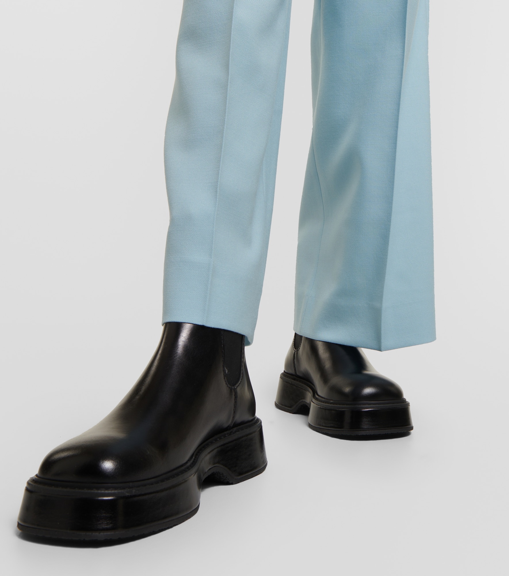 Leather Chelsea boots - 4