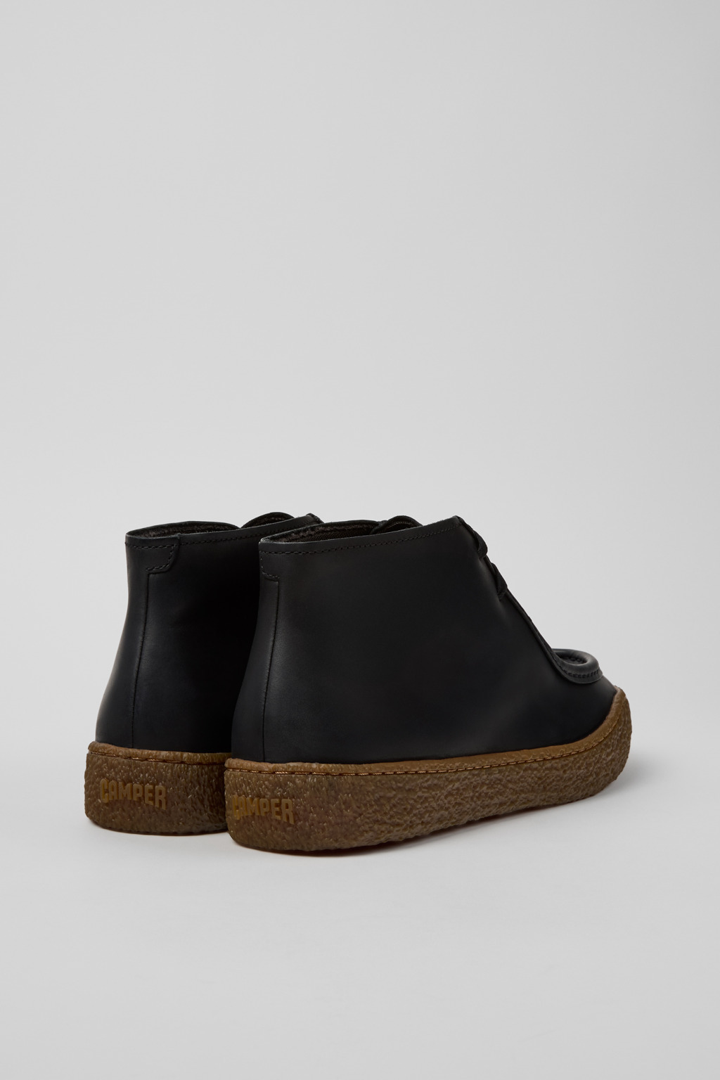 Black Nubuck Ankle Boots for Men. - 3