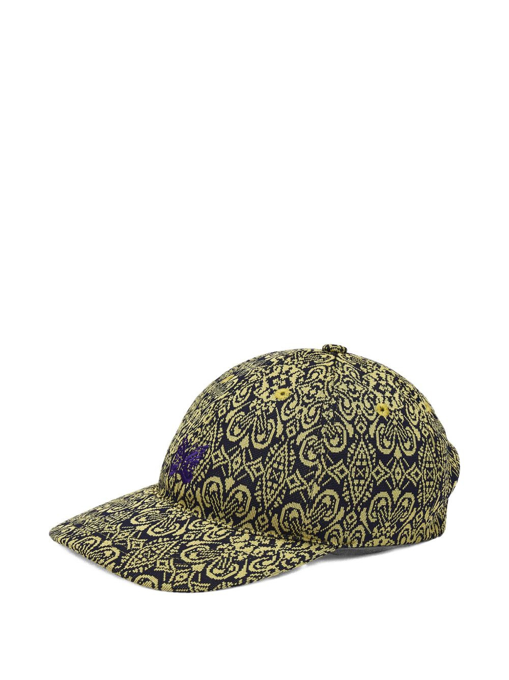 embroidered-butterfly baseball cap - 2