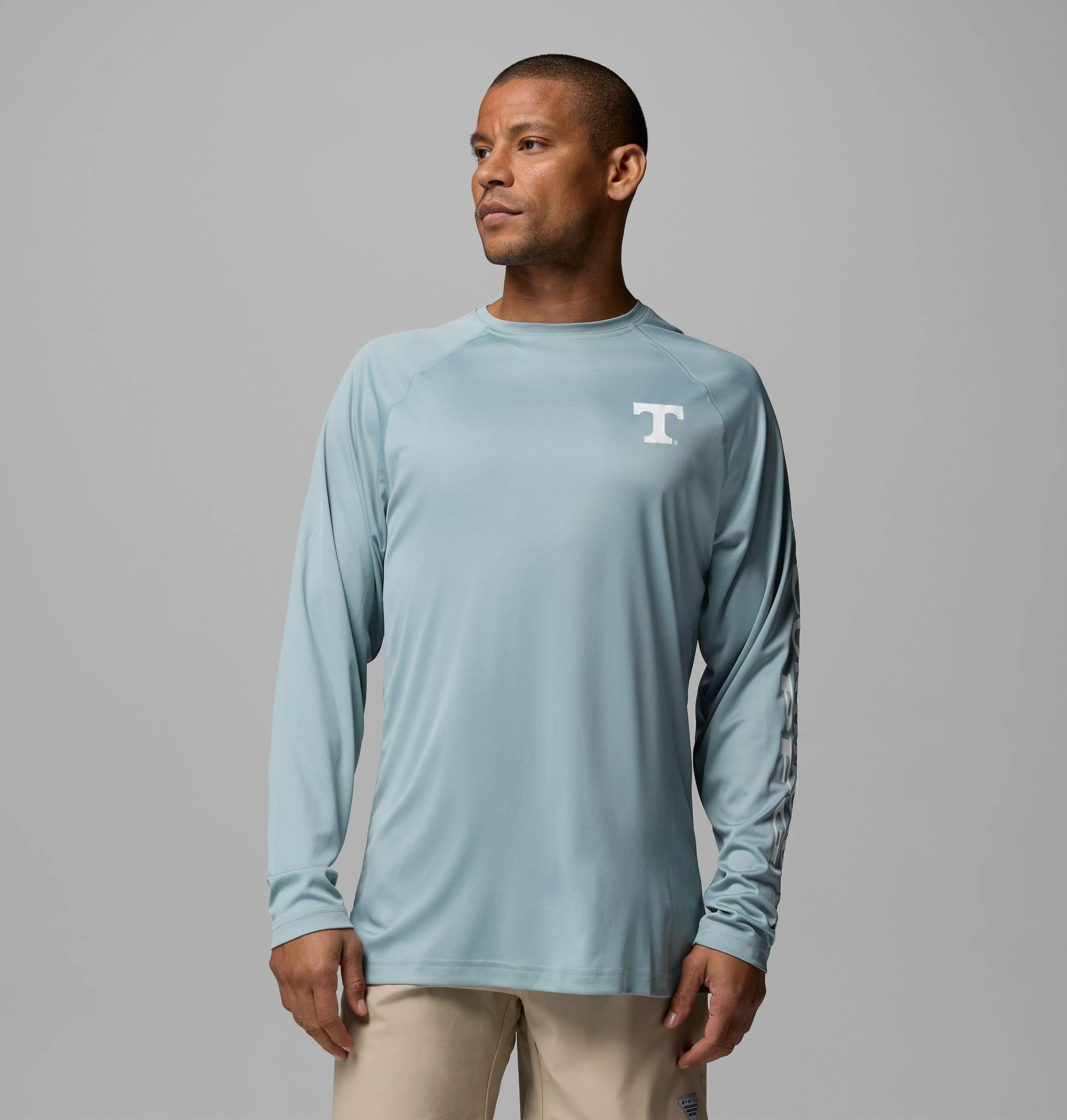 Men's Collegiate PFG Terminal Tackle Long Sleeve Shirt - Tennessee - 1