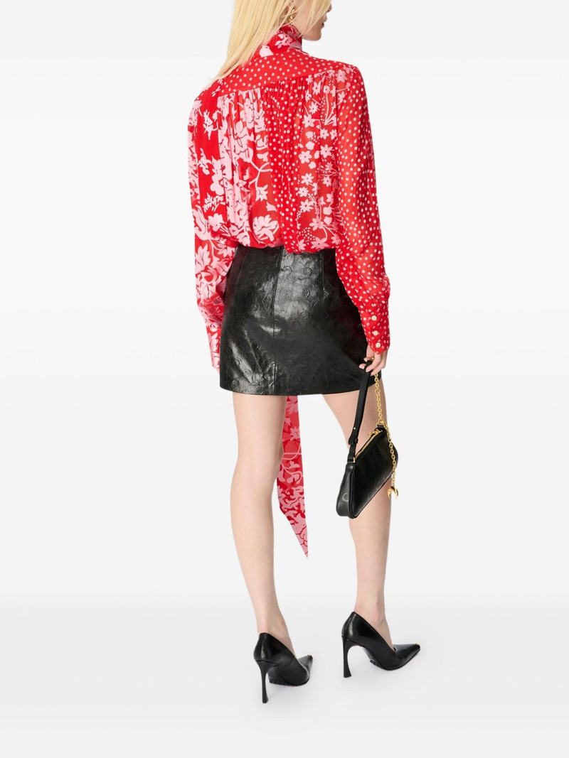 Glossy Moon leather skirt 3