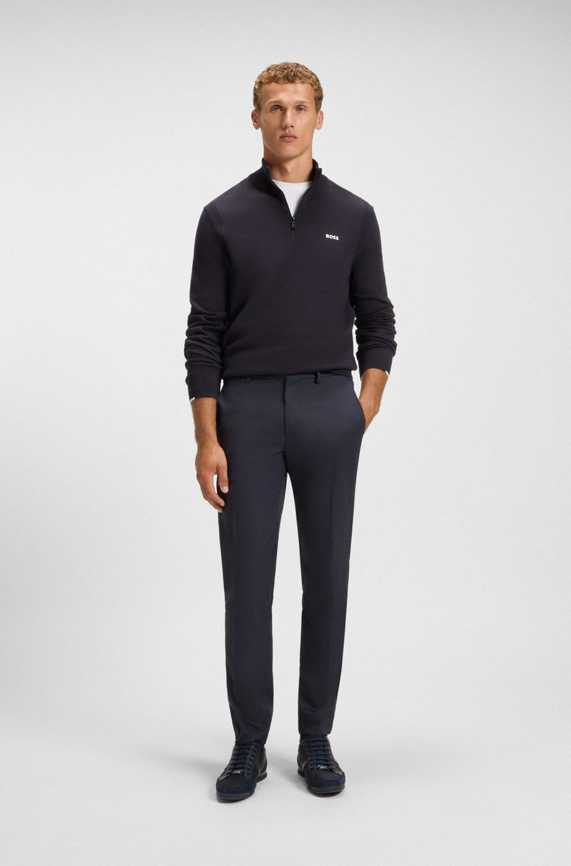 BOSS CUFFED PANTS IN WATER-REPELLENT FOUR-WAY-STRETCH TWILL outlook