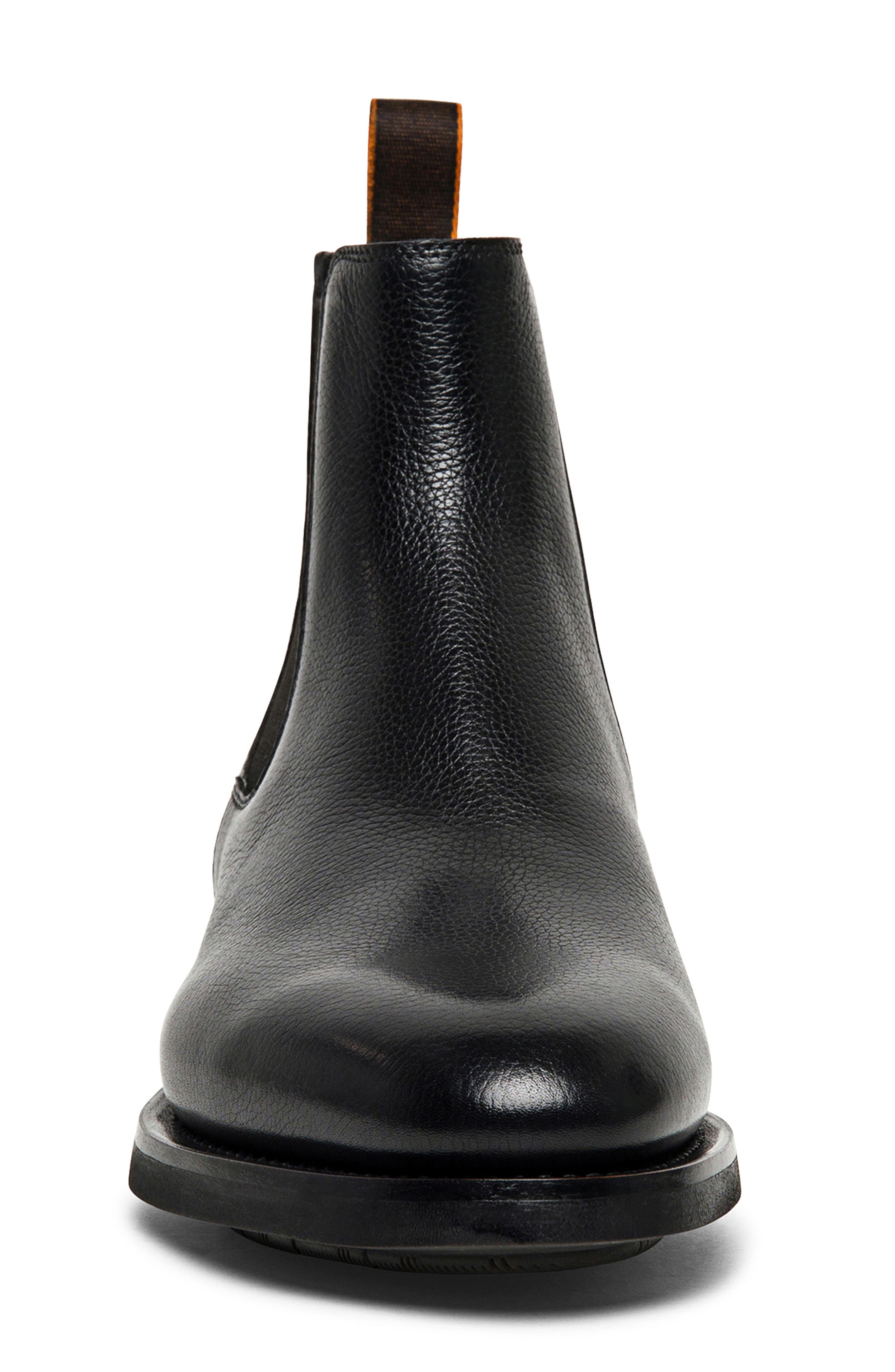 Santoni Enver Chelsea Boot in Black-N01 at Nordstrom - 3