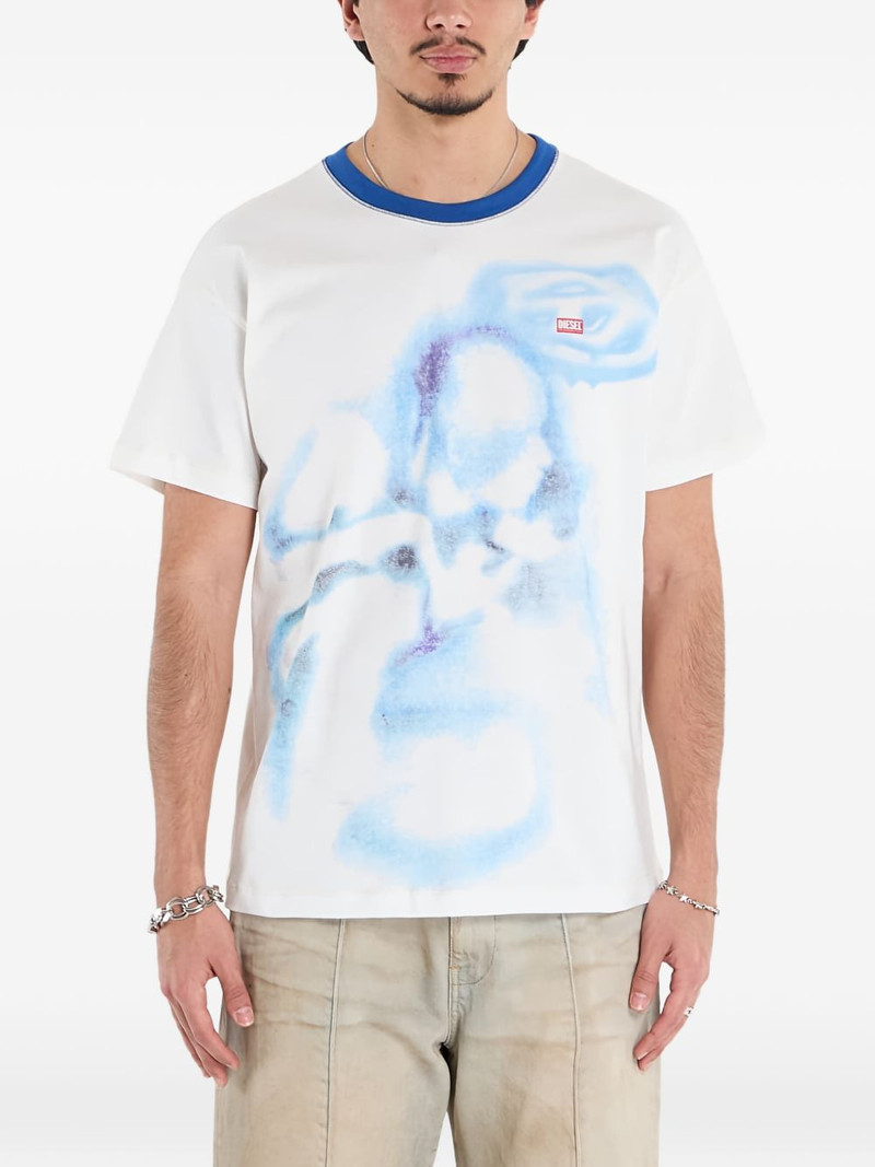 T-Norm graphic ringer T-shirt 1