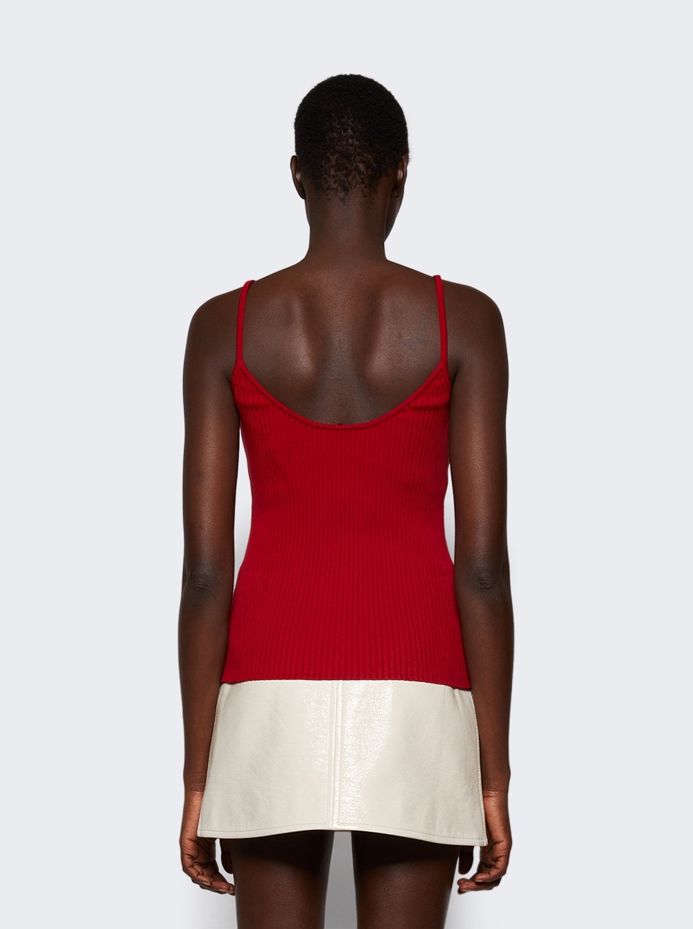 Reedition Knit Tank Top Red - 5