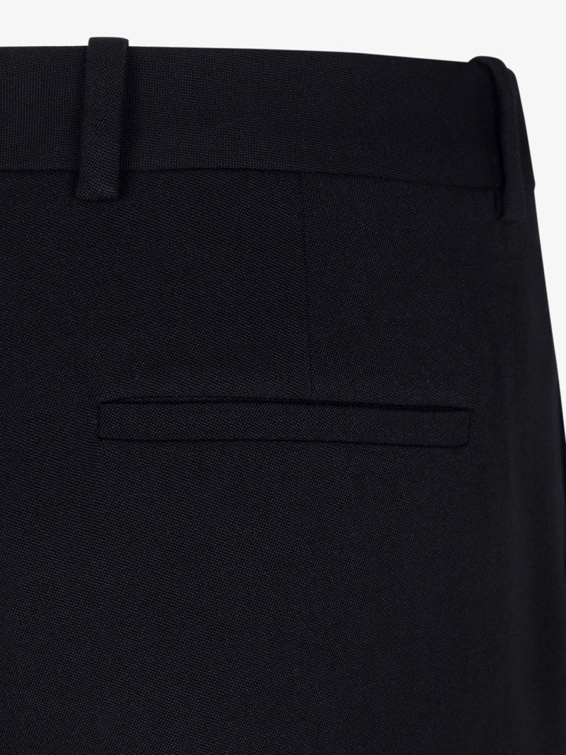 Cigarette trousers in grain de poudre 6