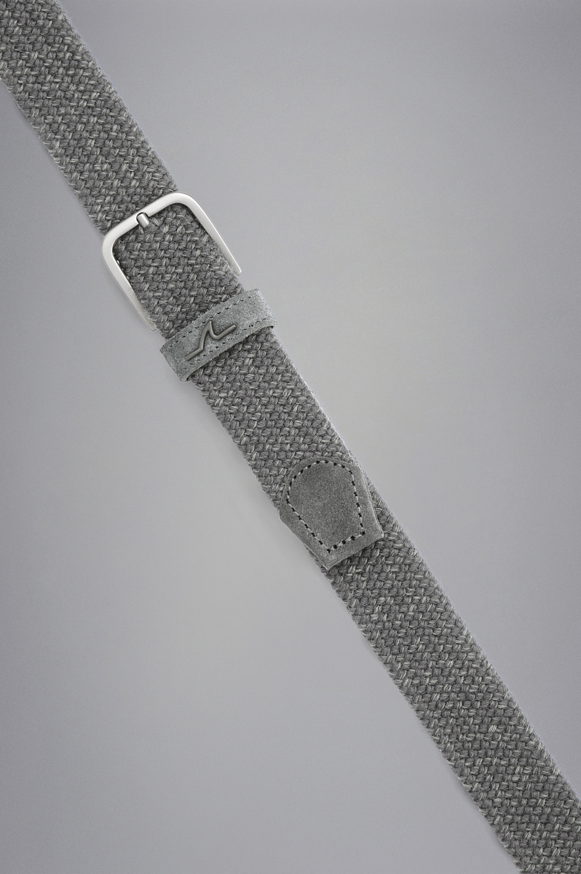 WOOL ELASTIC BELT WITH LEATHER TRIMMINGS - 2